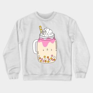 Sweet bubble cocktail character Crewneck Sweatshirt